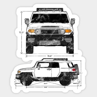 Birthday, Gift, Fj, Cruiser, Car, Brand, Car, For, Men, Vintage, Car, Lover, For, Men Sticker